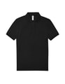 Heren Polo B&C PU424 Zwart